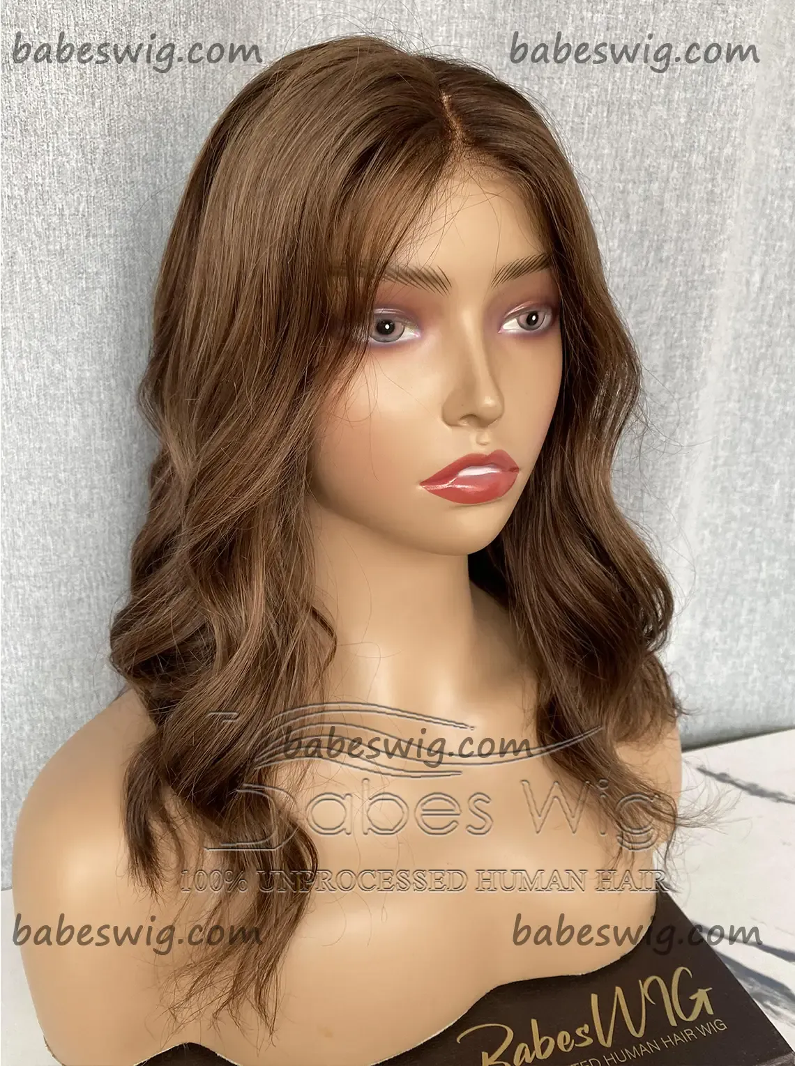 Chocolate Brown Front Lace Wig Best Real Hair Lace Front Human Hair Wigs for Women