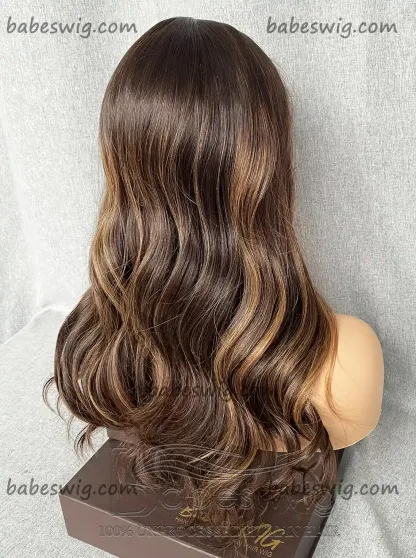 Best Human Hair Silk Base Lace Wigs Highlights Silk Top Lace Front Human Hair Wigs online store