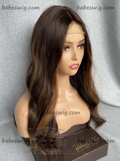 Best Human Hair Silk Base Lace Wigs Highlights Silk Top Lace Front Human Hair Wigs online store