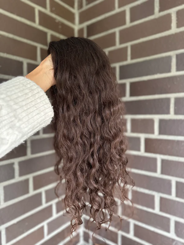 Natural medium dark brown Loose Wave 9*9 Silk Top Human Hair Topper Best Virgin Hair Silk Base Hairpiece-BabesWIG