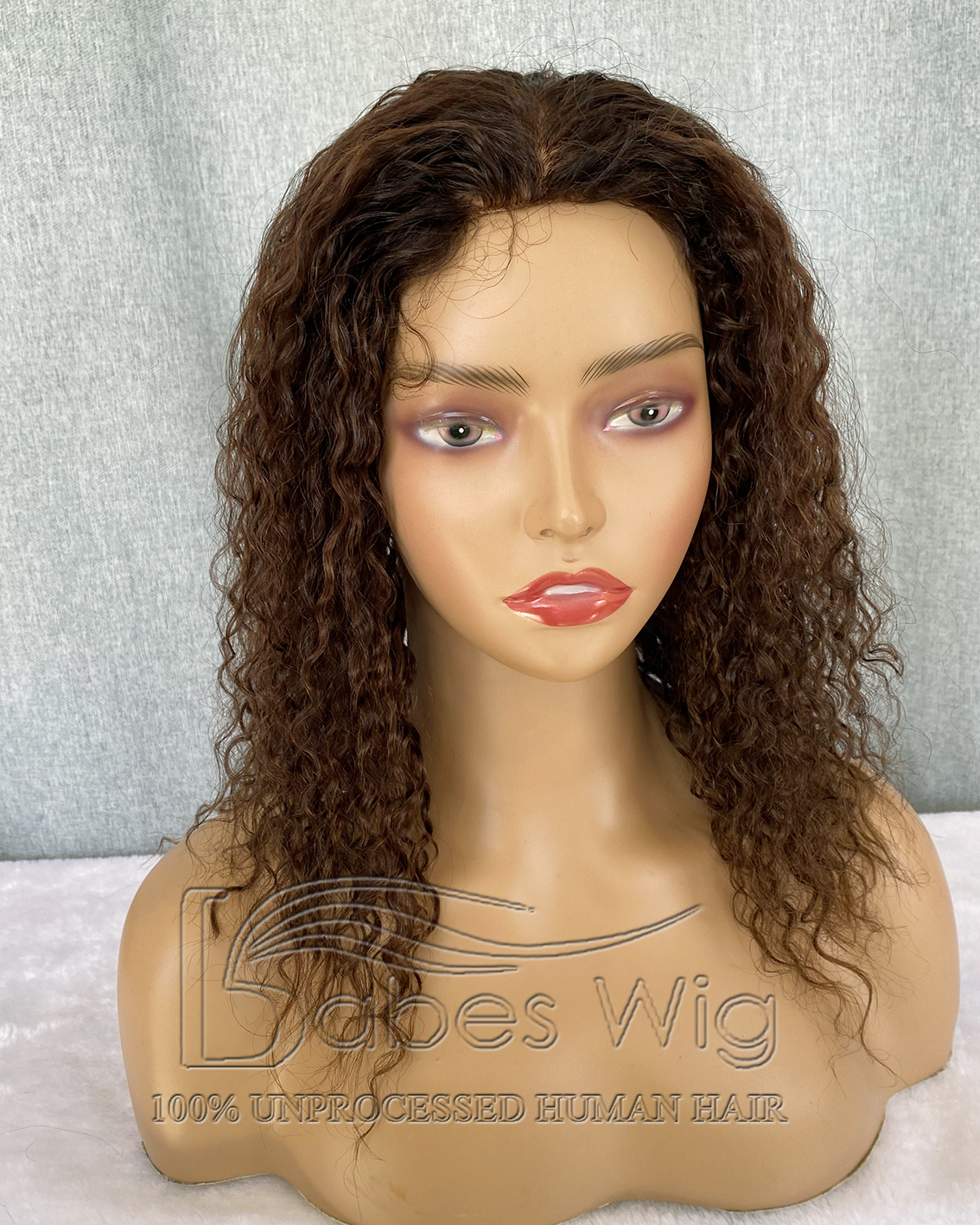 Curly Brown Hair Topper 9*9 Silk Top Human Hair Topper Best Virgin Hair Silk Base Hairpiece