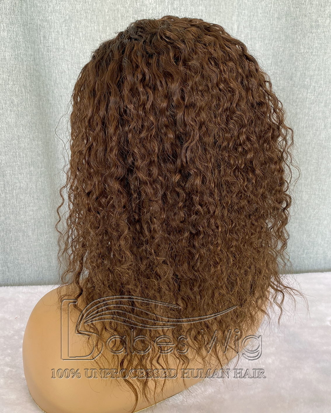 Curly Brown Hair Topper 9*9 Silk Top Human Hair Topper Best Virgin Hair Silk Base Hairpiece