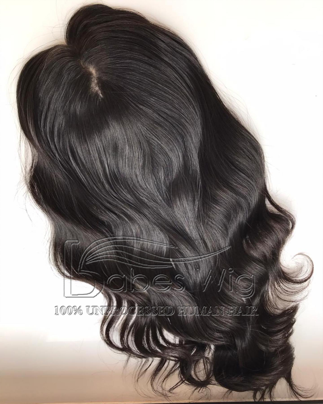Natural Black Color Wavy 9*9 Human hair Silk Top Human Hair Toppers Natural Volume