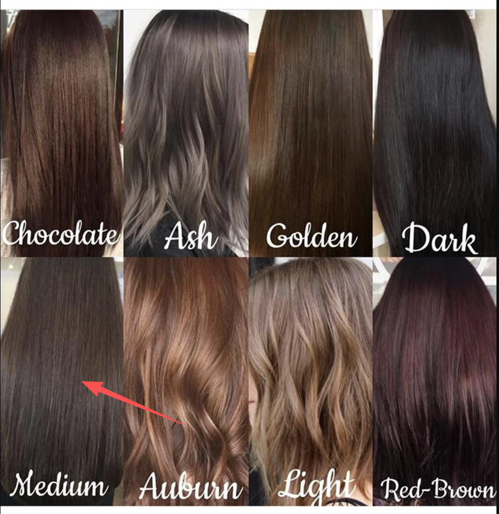 100% Human Hair Silk Top Topper medium brown