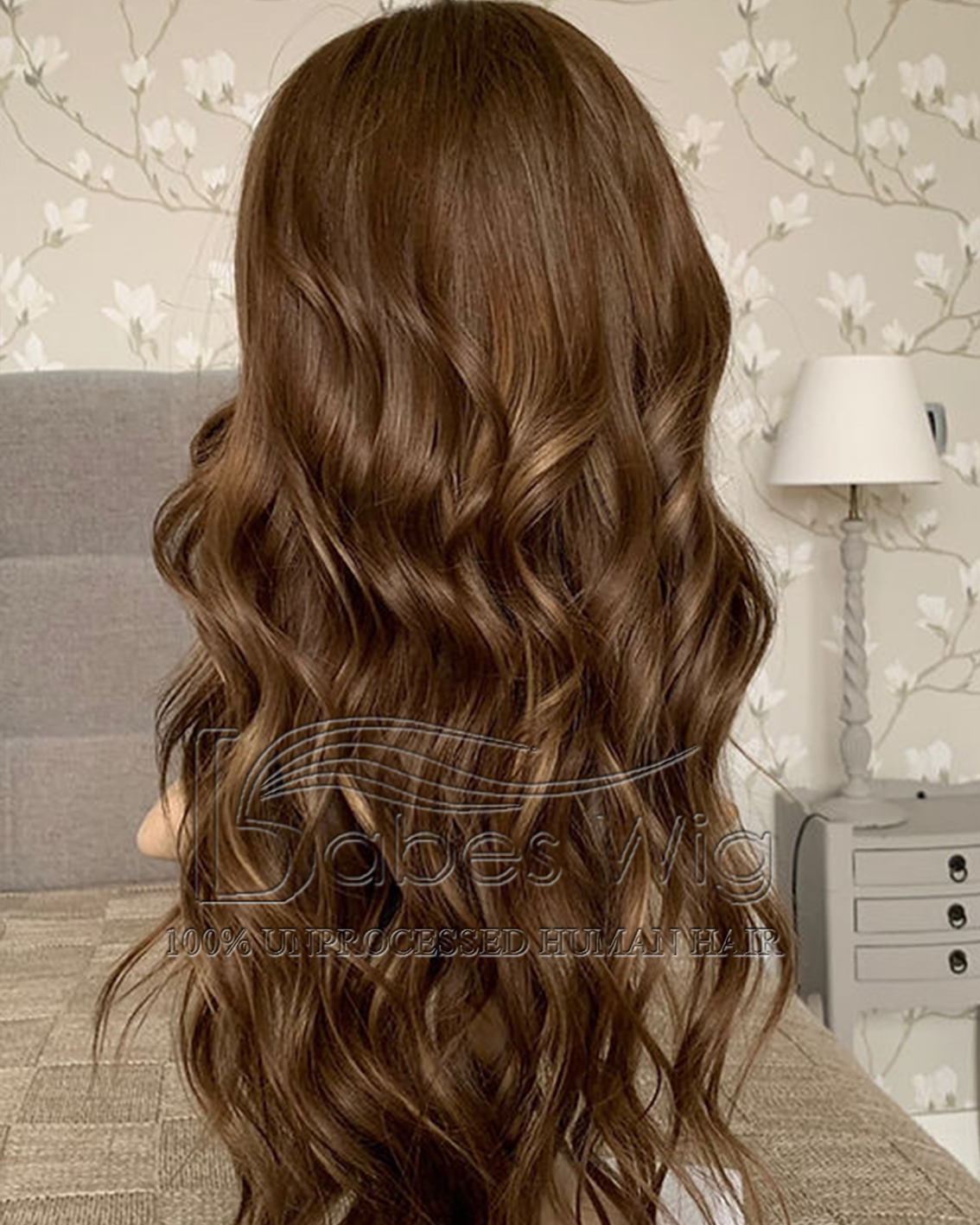 Glueless Human Hair Lace Fornt Wig Wavy 13*6 Lace  Wigs With highlights Color