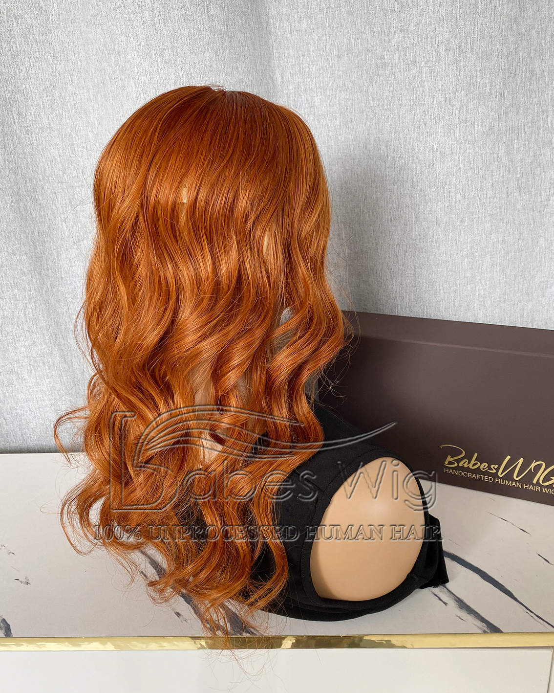 9*9 Silk Top Topper Ginger humna hair Topper Wavy hair