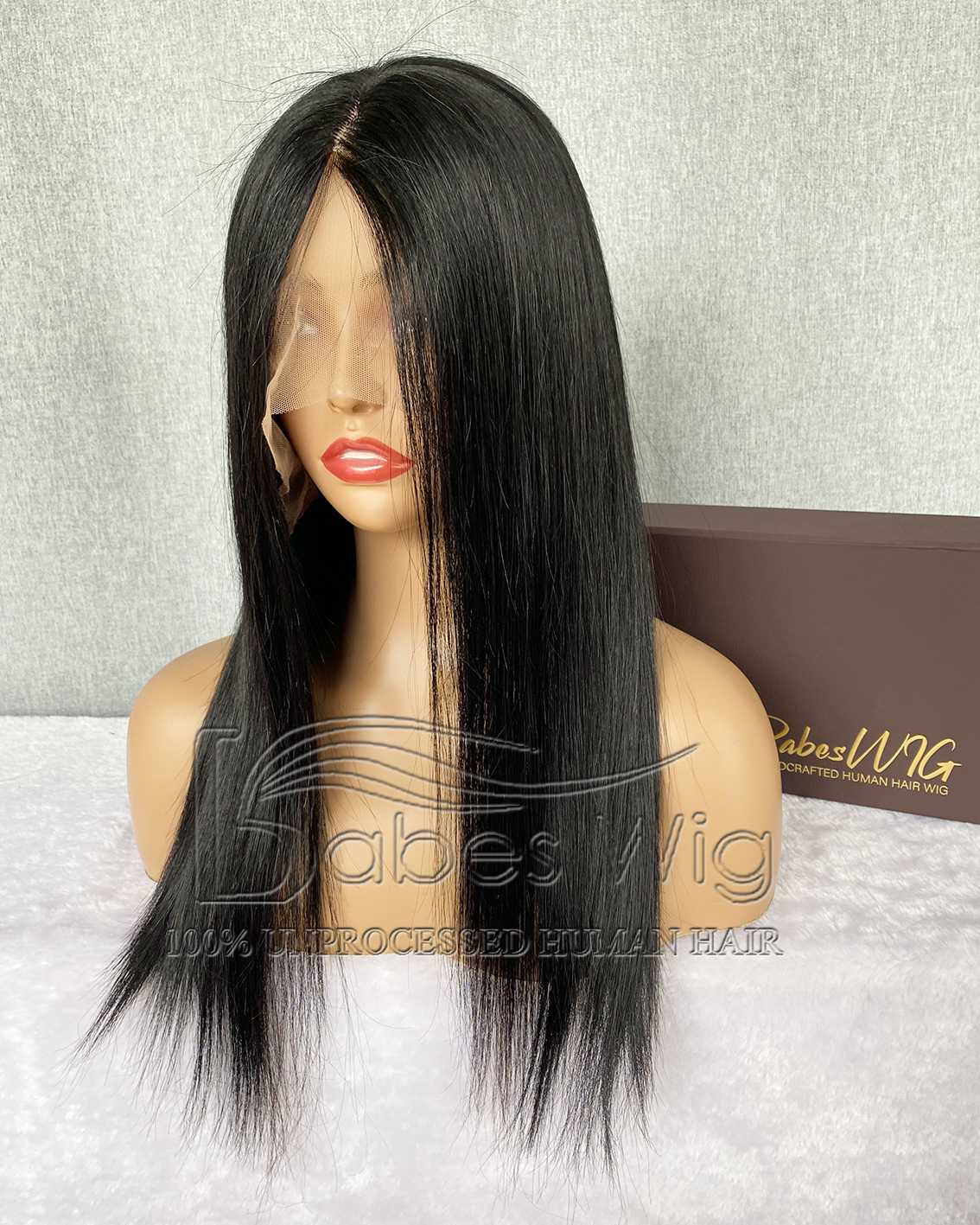 Jet Black BOB Wig  Virgin Human hair lace front wig with silk top