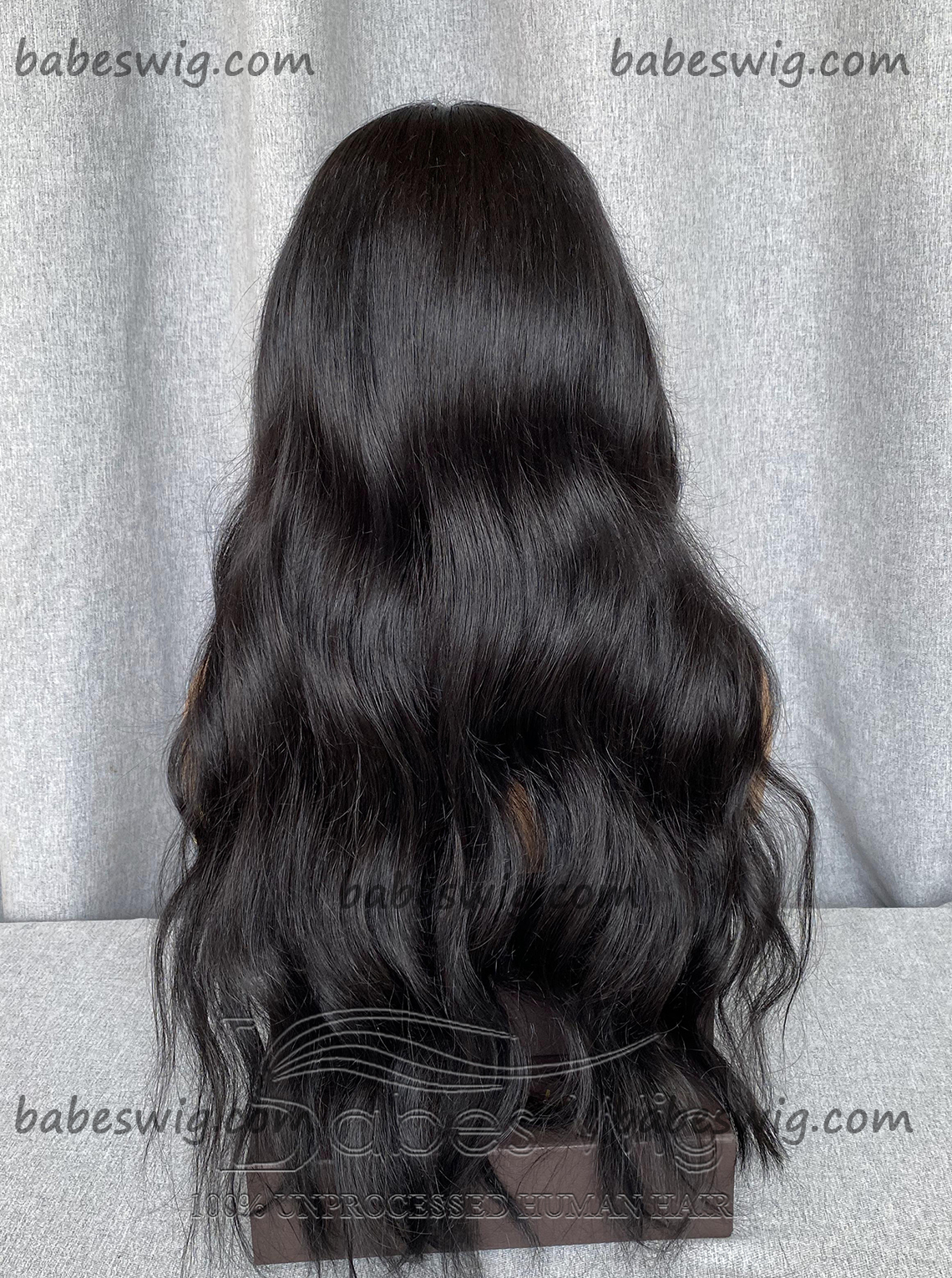 Jet Black #1 Hair Wigs 100% Remy Human Hair Lace Front & Silk Top Wigs Wavy Wigs For Women