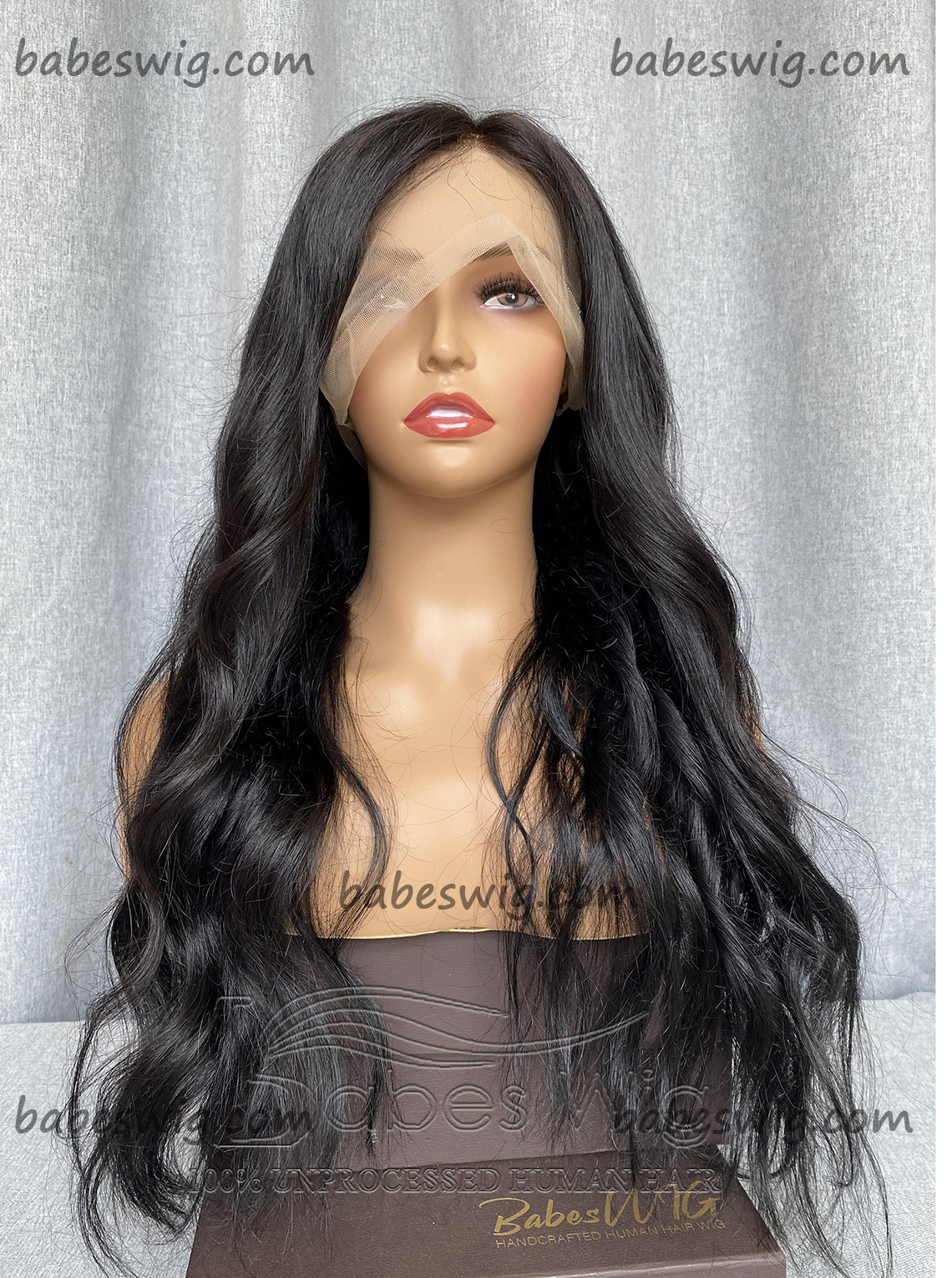 Jet Black #1 Hair Wigs 100% Remy Human Hair Lace Front & Silk Top Wigs Wavy Wigs For Women