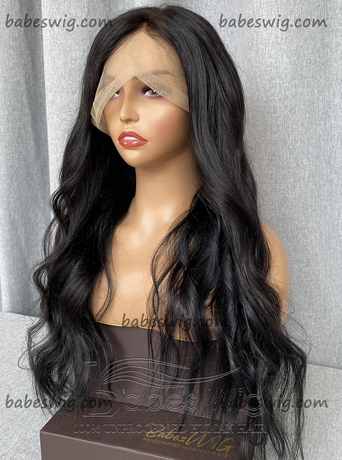 Jet Black #1 Hair Wigs 100% Remy Human Hair Lace Front & Silk Top Wigs Wavy Wigs For Women