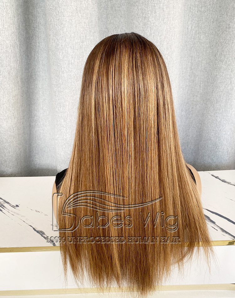 [Copy] Lace Front Wigs Balayage Color Wavy Lace Top Wig For Women With Natural HairLine Glueless Wigs