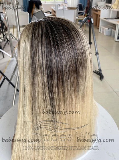 Short Cut Bob Wig 100% Vrigin Human Hair Lace Front Wigs Straight Bob Lace Ffront Human Hair Wig for Women-BabesWIG