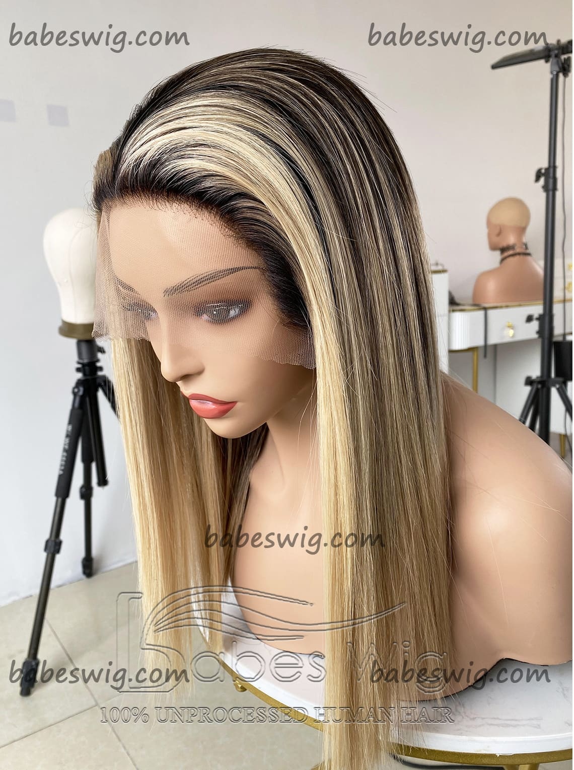 Short Cut Bob Wig 100% Vrigin Human Hair Lace Front Wigs Straight Bob Lace Ffront Human Hair Wig for Women-BabesWIG