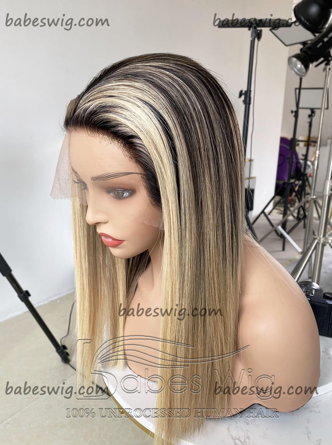 Short Cut Bob Wig 100% Vrigin Human Hair Lace Front Wigs Straight Bob Lace Ffront Human Hair Wig for Women-BabesWIG