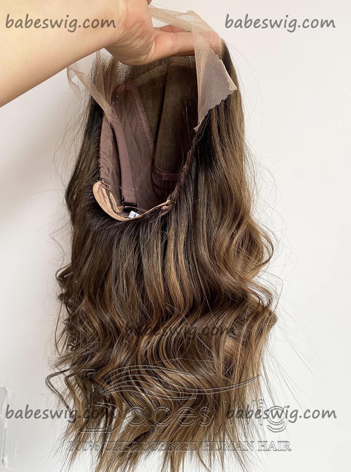 Best Long Soft Wavy Balayage Vrigin Human Hair 13*6 Glueless Lace Front Human Hair Wigs