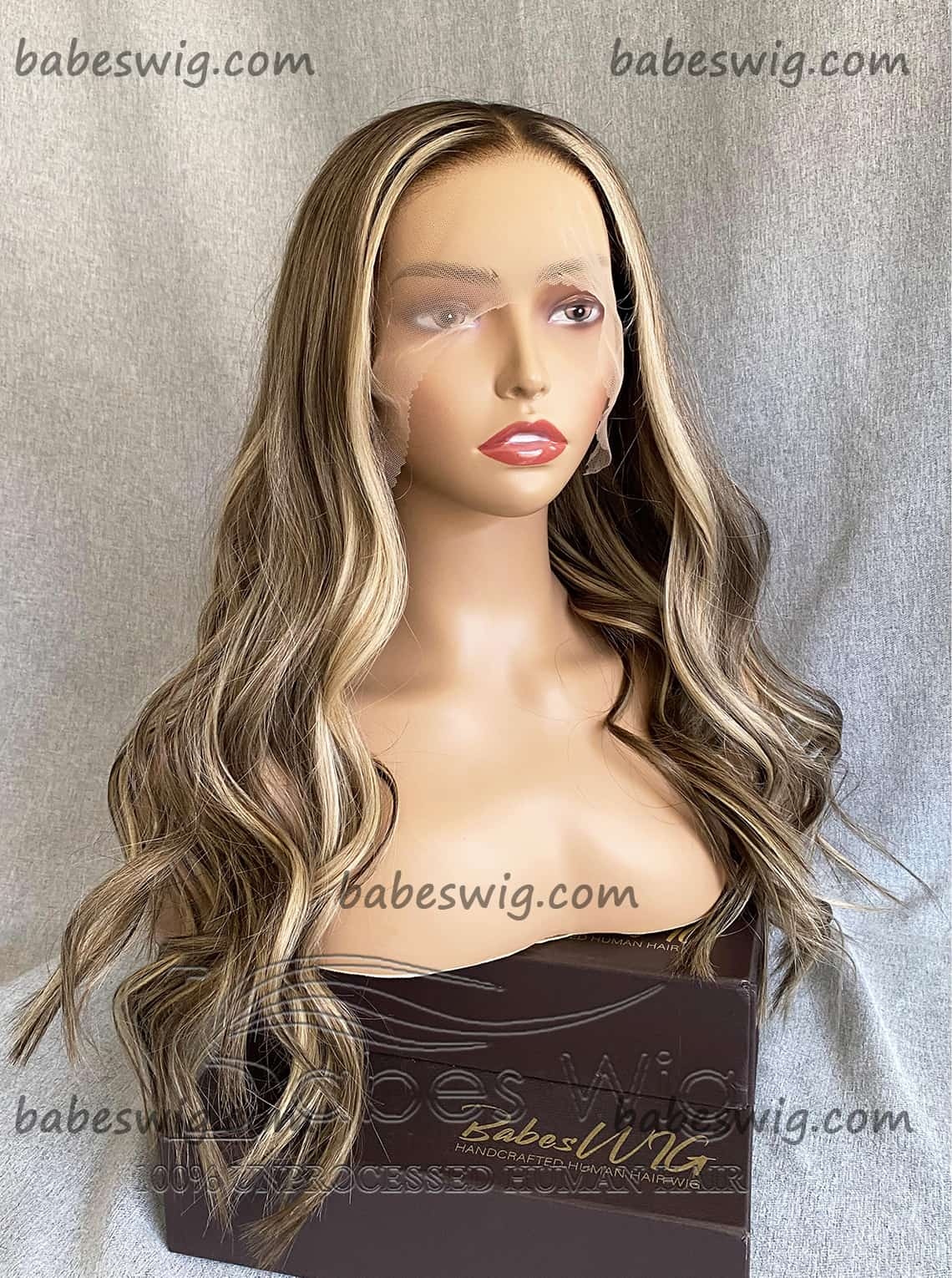 Luxury Wig Glueless 13*6 Lace Front Wigs Balayage Hair Wigs Best Virgin human hair wigs Lace Front wig for White Women-BabesWIG