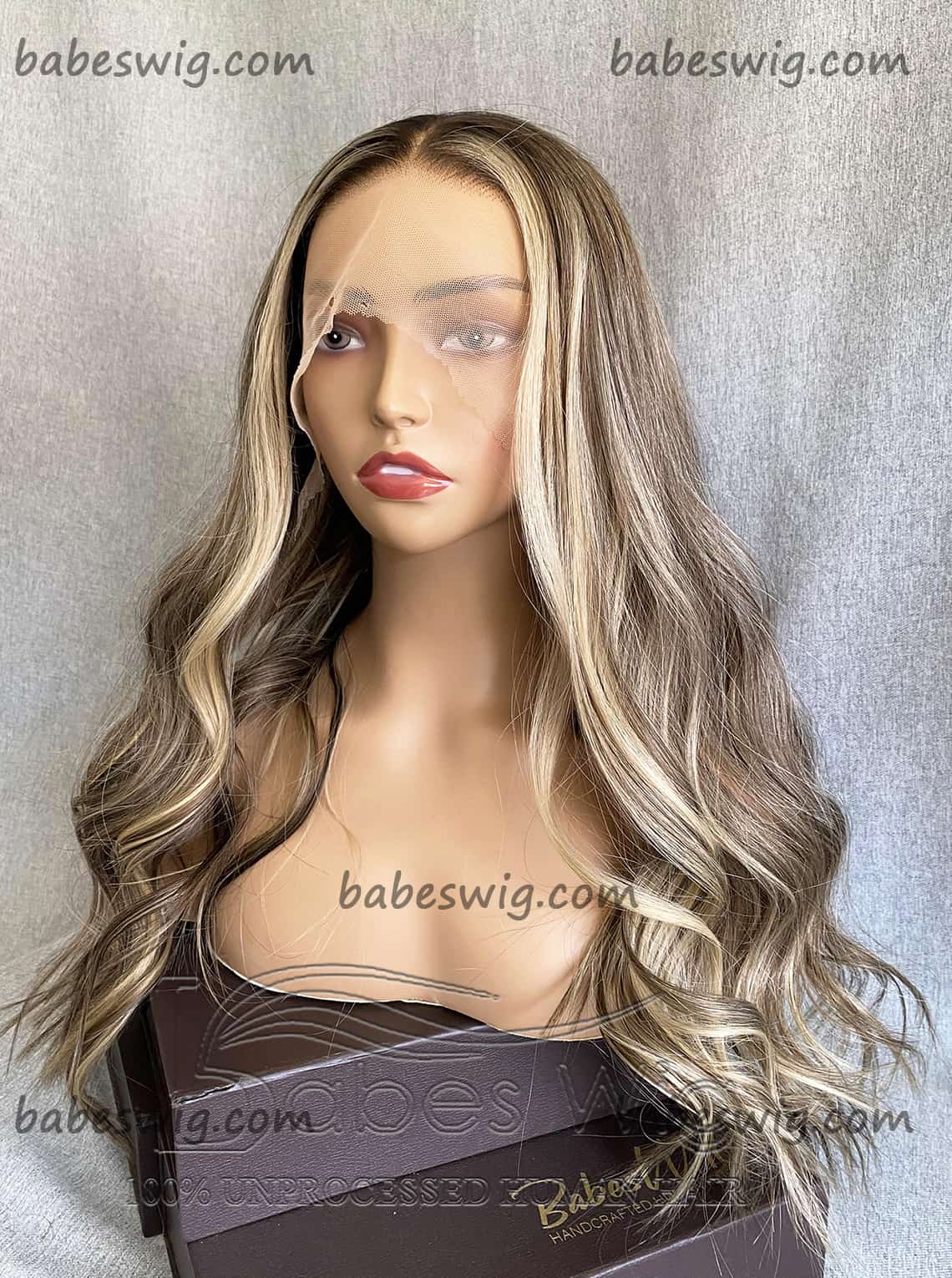 Luxury Wig Glueless 13*6 Lace Front Wigs Balayage Hair Wigs Best Virgin human hair wigs Lace Front wig for White Women-BabesWIG