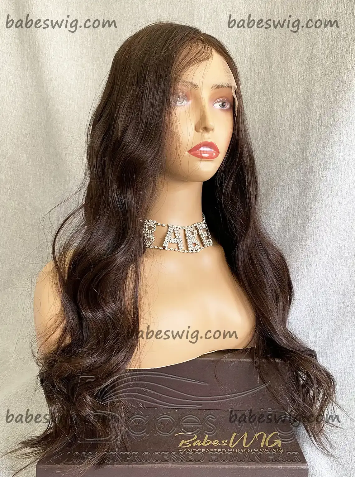 Natural Brown Remy Human Hair Lace Front Wig Real Human Hair Silk Base Wig For White Women