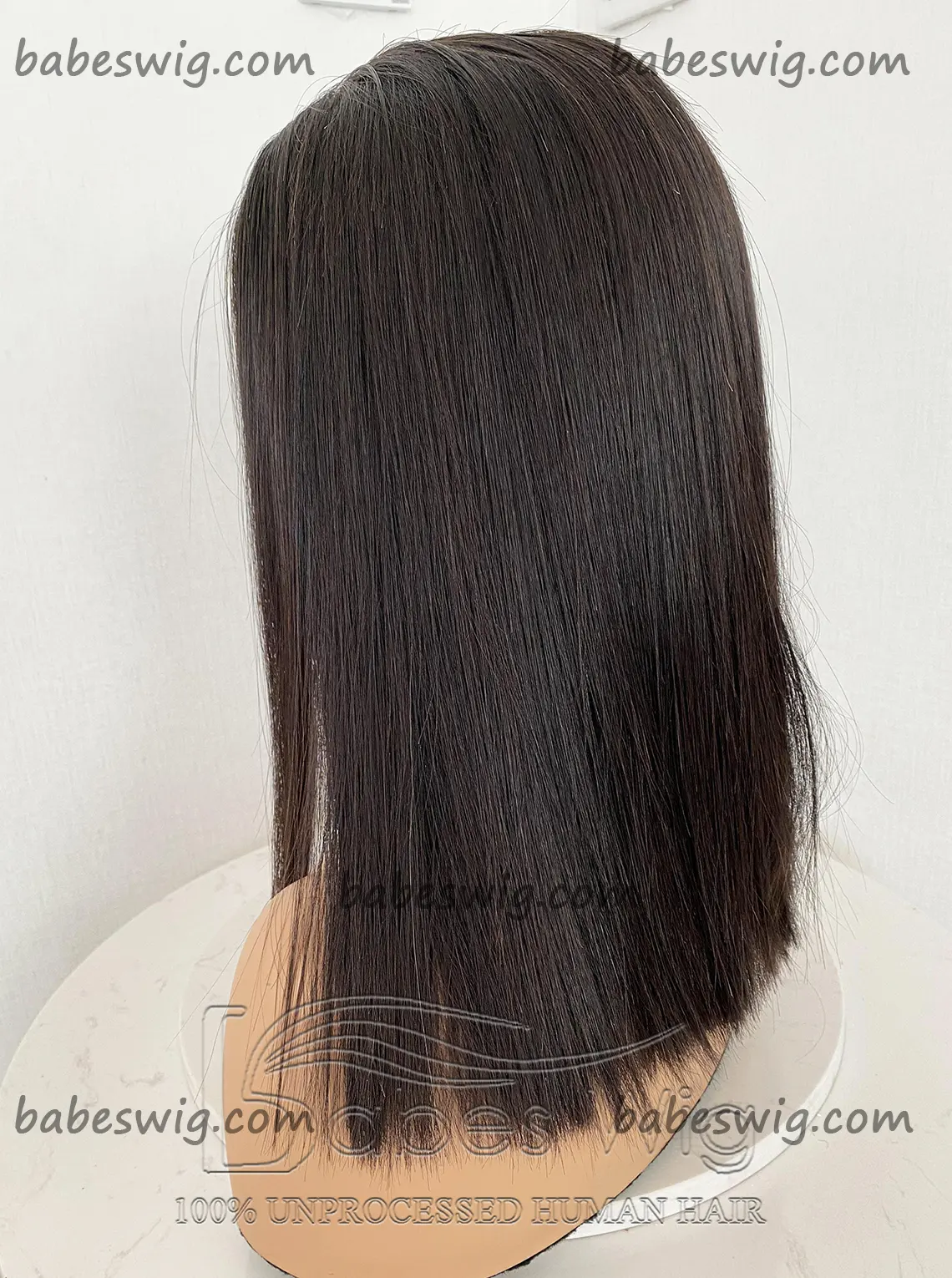 Glueless 13*6 LaceFfront Wig Natural Black Silky Straight Best Human Hair Lace Front Wigs -BabesWIG