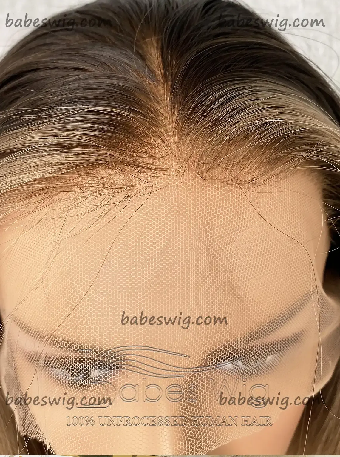 Luxury Wig  Balayage Hair Wigs Glueless 13*6 Lace Front Wigs Best Virgin human hair wigs Lace Front wig for White Women-BabesWIG