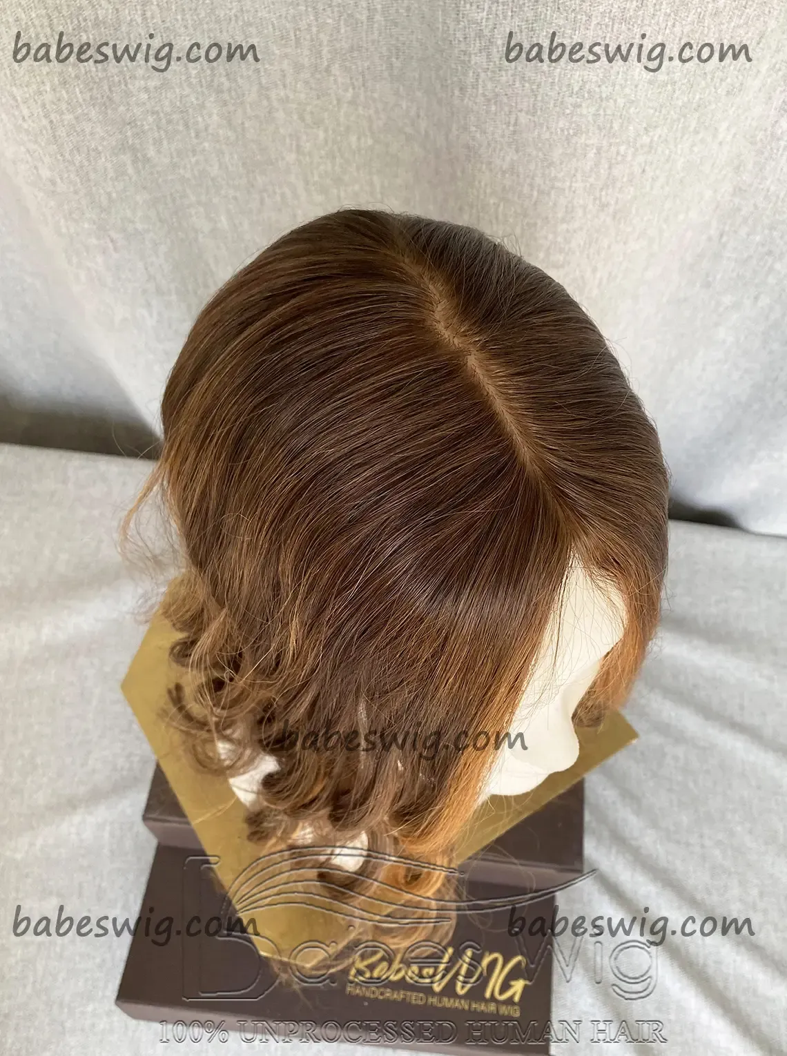 5x6 Soft Wavy Highlights Best Virgin Human Hair Silk Top Topper,Clip on hair topper for Women Crown Hair Toupee Hairpiece