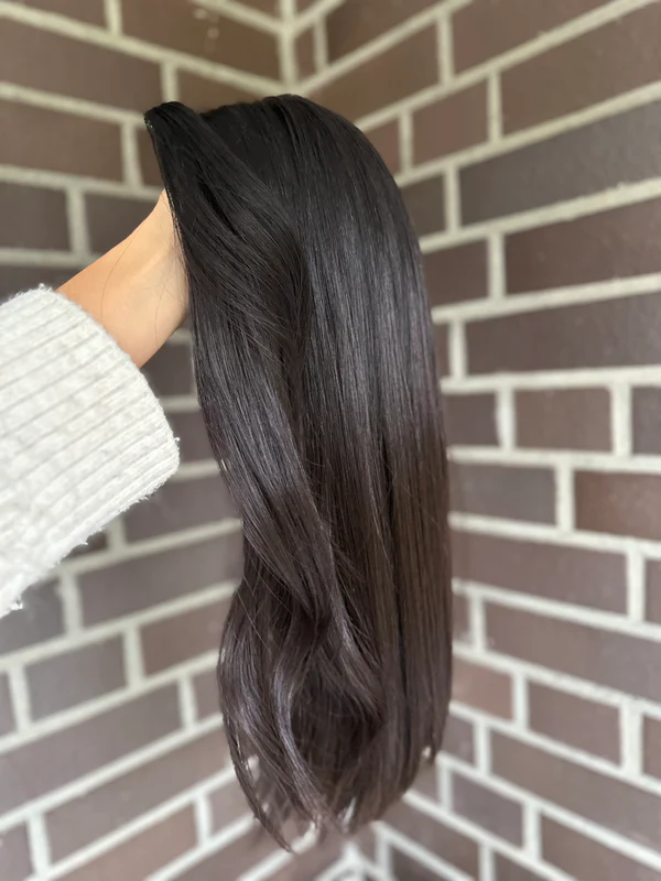 Natural Black Straight Hair  9*9 Silk Top Human Hair Topper Best Virgin Hair Silk Base Toppers for Women-BabesWIG