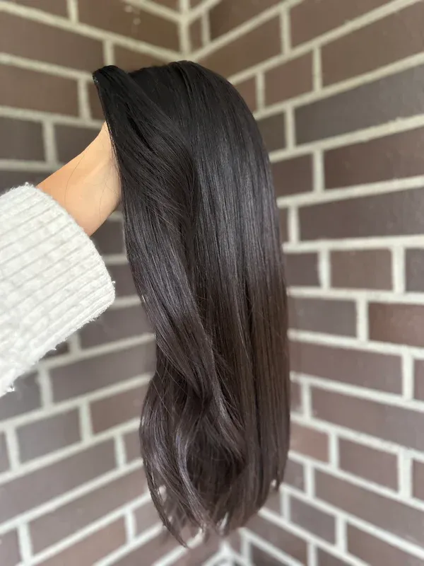 Natural Black Straight Hair  9*9 Silk Top Human Hair Topper Best Virgin Hair Silk Base Toppers for Women-BabesWIG