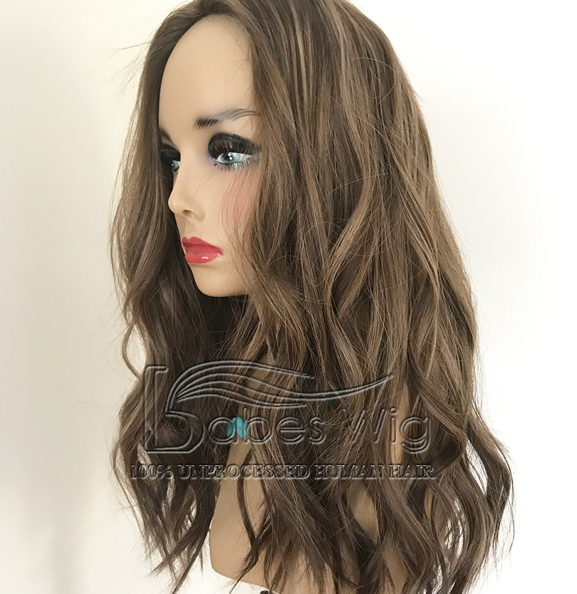 Best Balayage Wavy Hair Wig 100% Real Human Hair 13x6 Lace Front Human Hair Wigs