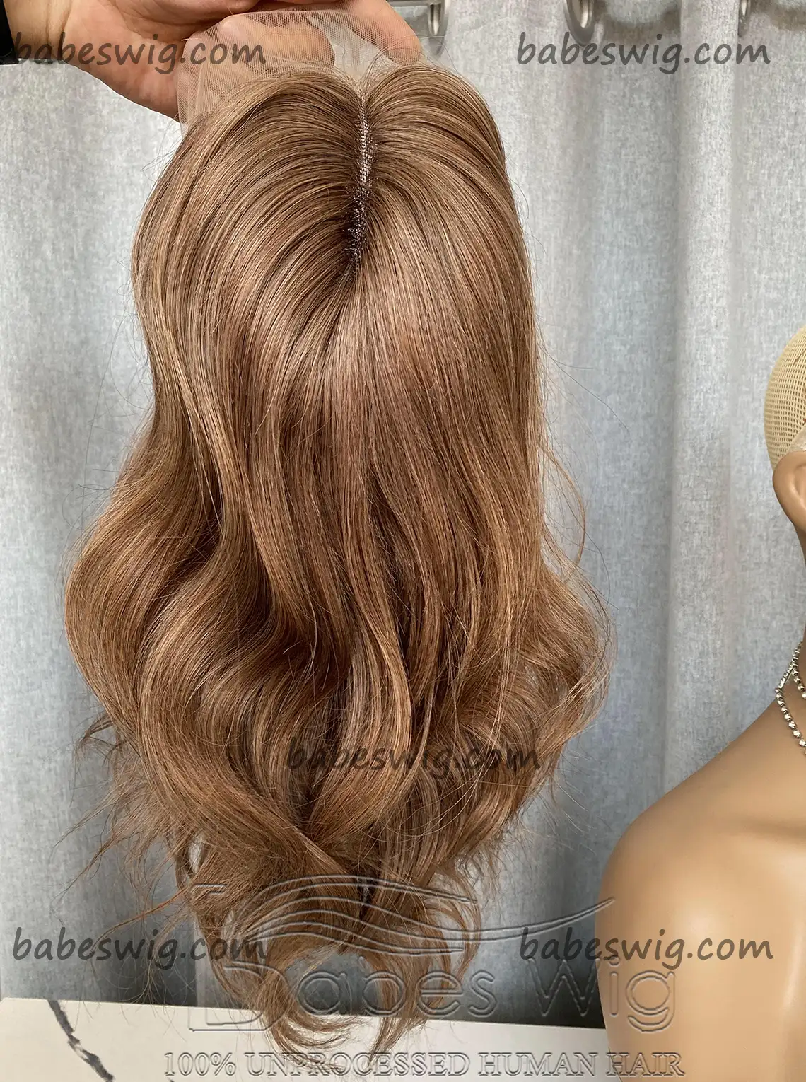 100% Remy Human Hair Chestnut brown Lace Front Wigs Light Brown Lace Frontal Wig 