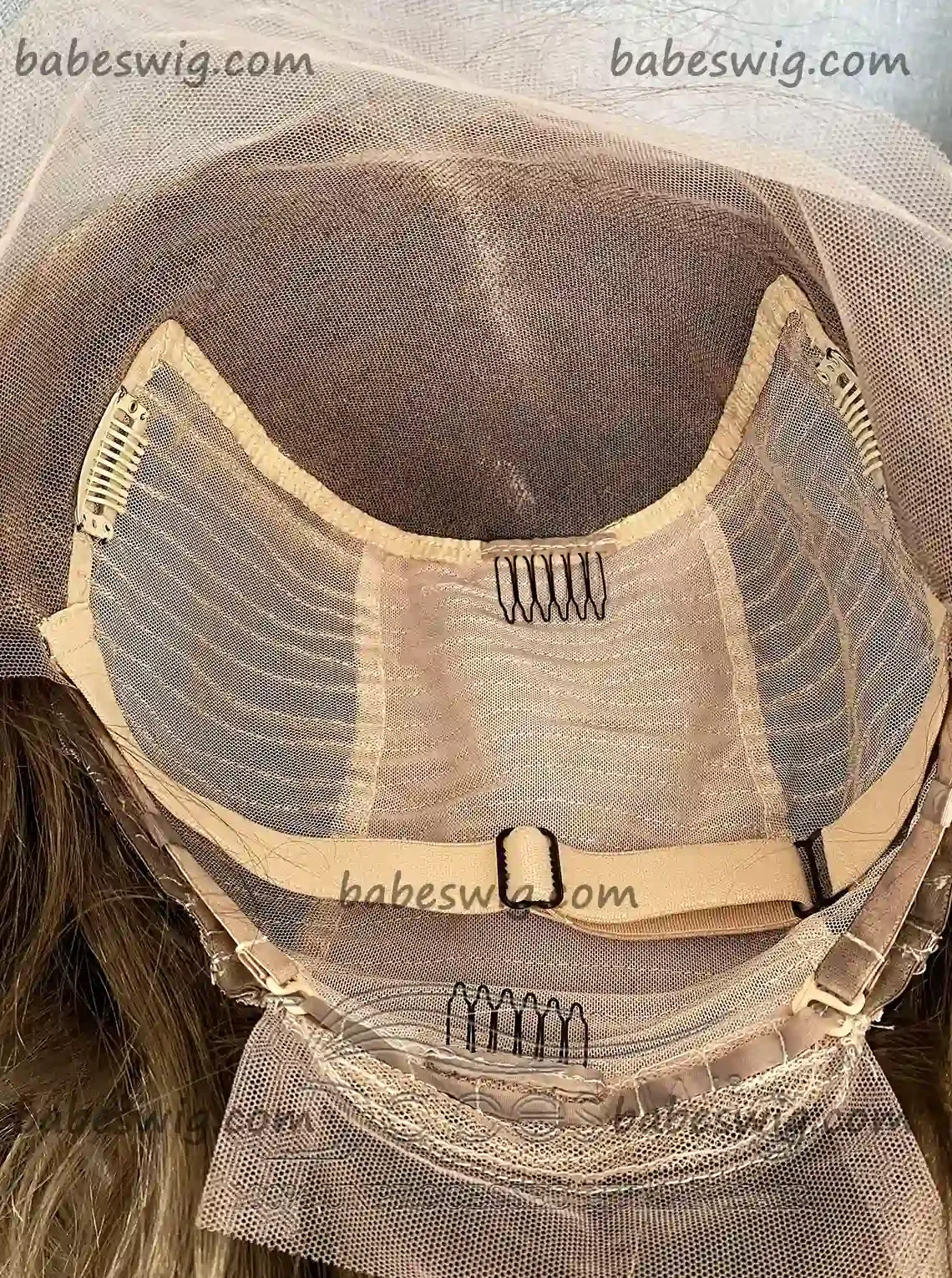 Blonde Human Hair Lace Wig with Brown Roots – Lace Front Wig