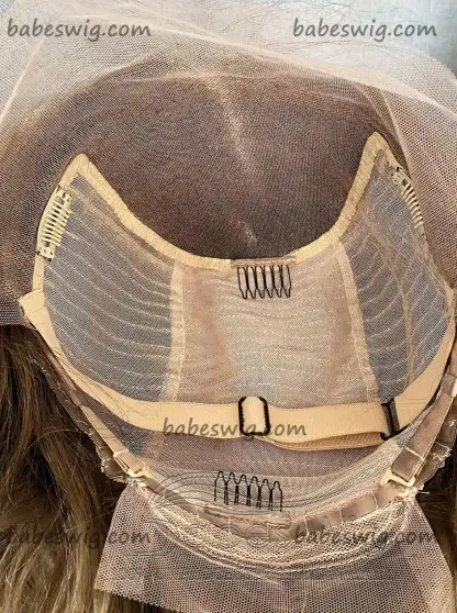 Blonde Human Hair Lace Wig with Brown Roots – Lace Front Wig