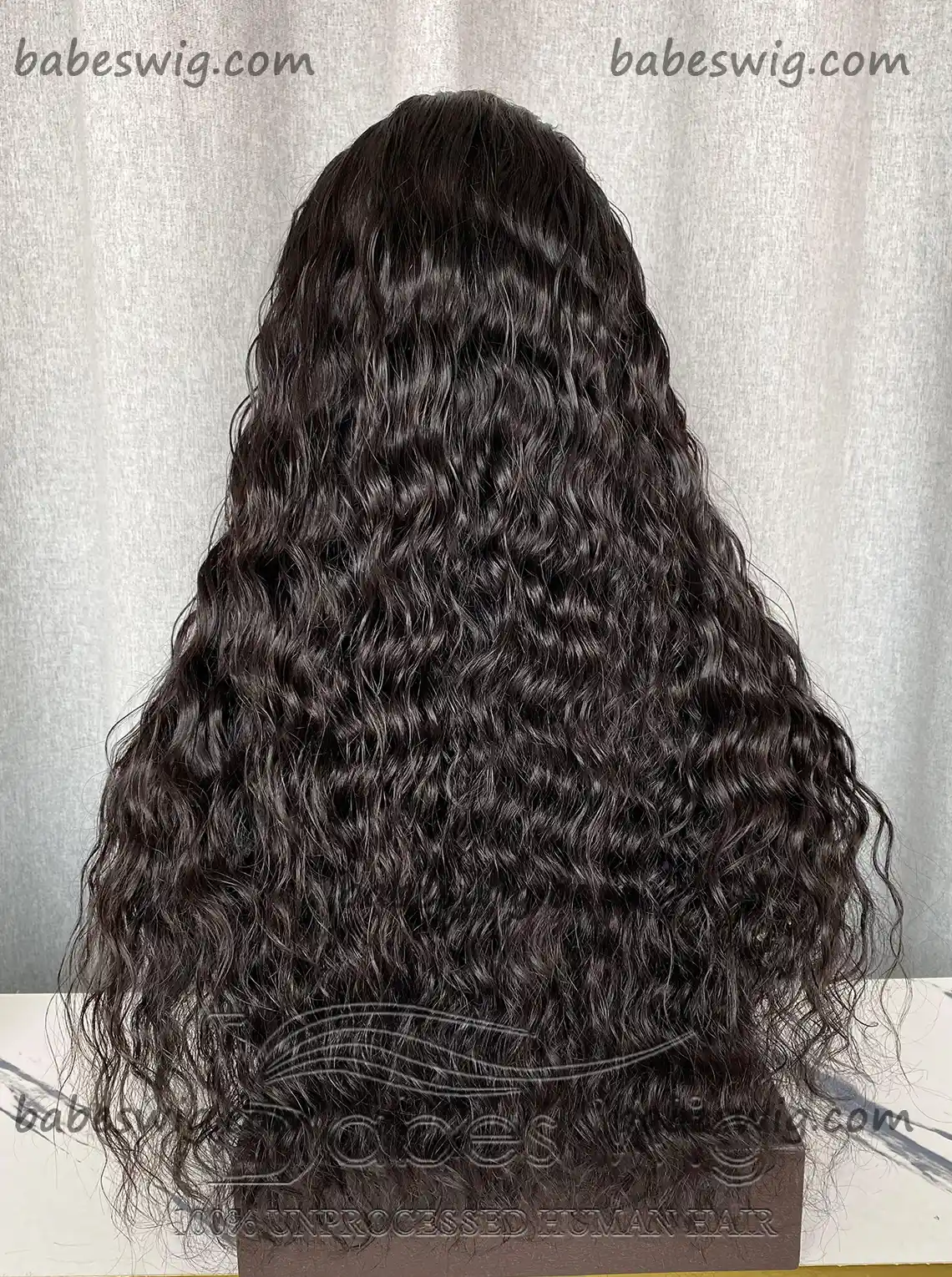 100% Remy Human Hair 13*6 Lace Front Wig Natural Black Curly Lace Front Human Hair Wigs-BabesWIG
