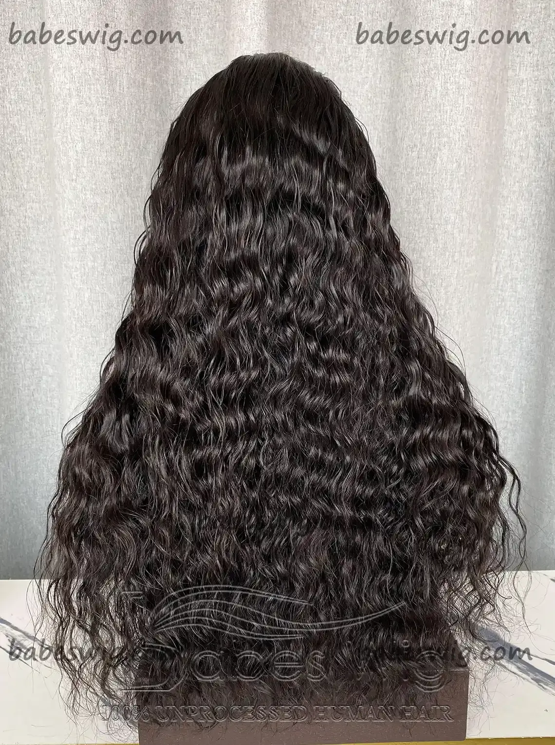 100% Remy Human Hair 13*6 Lace Front Wig Natural Black Curly Lace Front Human Hair Wigs-BabesWIG