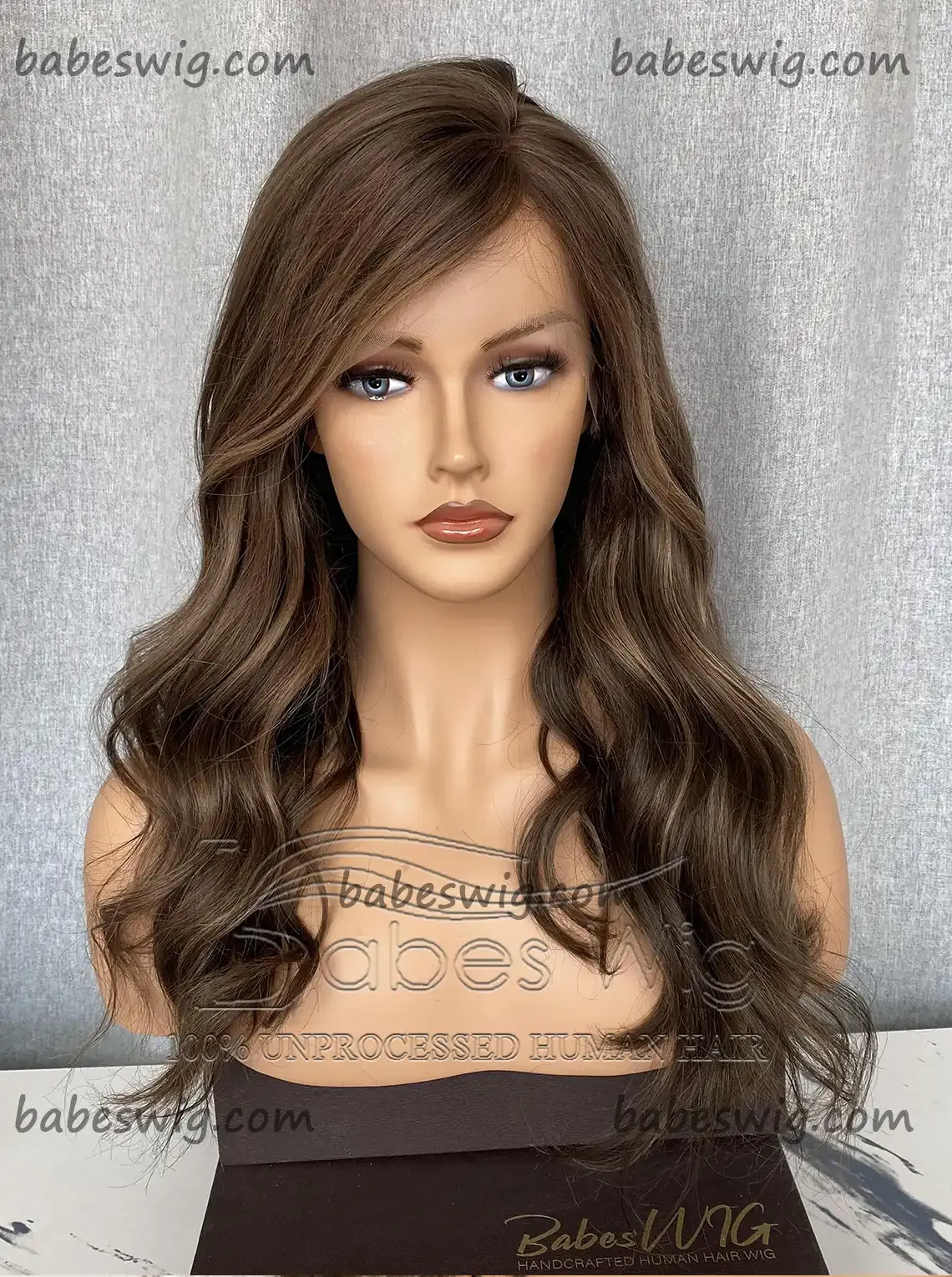 Balayage Wavy Glueless Best 100% Real Human Hair 13x6 Lace Front Human Hair Wigs on Sale