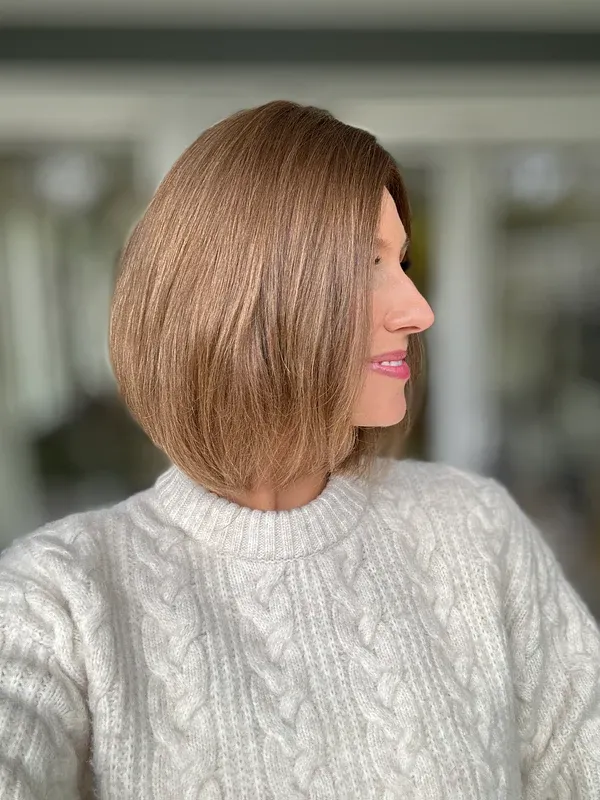 Light brown Short Cut Bob Topper 9*9 Silk Top Human Hair Topper Best Virgin Hair Hairpiece for Women-BabesWIG