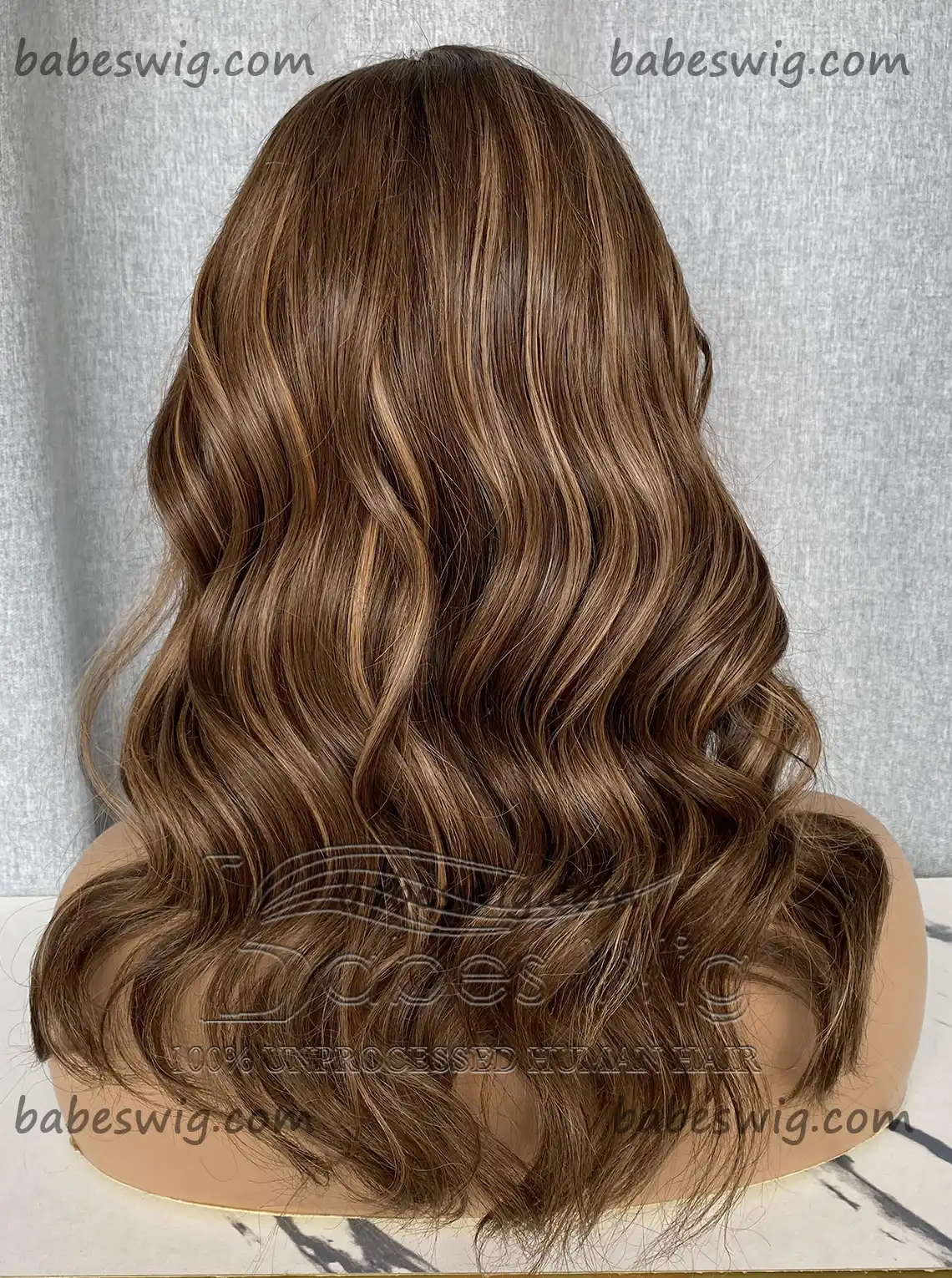 Glueless 11x6 Silk Top Lace Front Human Hair Wigs Balayage Wavy Silk Base Lace Wigs