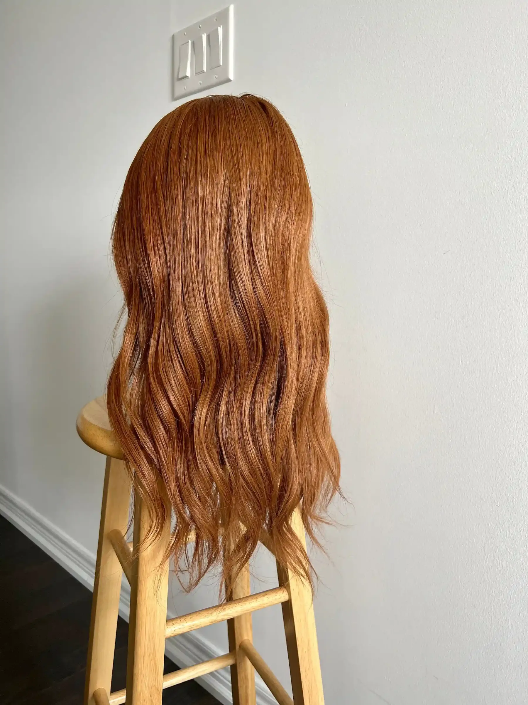 Ginger Human Hair Lace Front Wig-BabesWIG