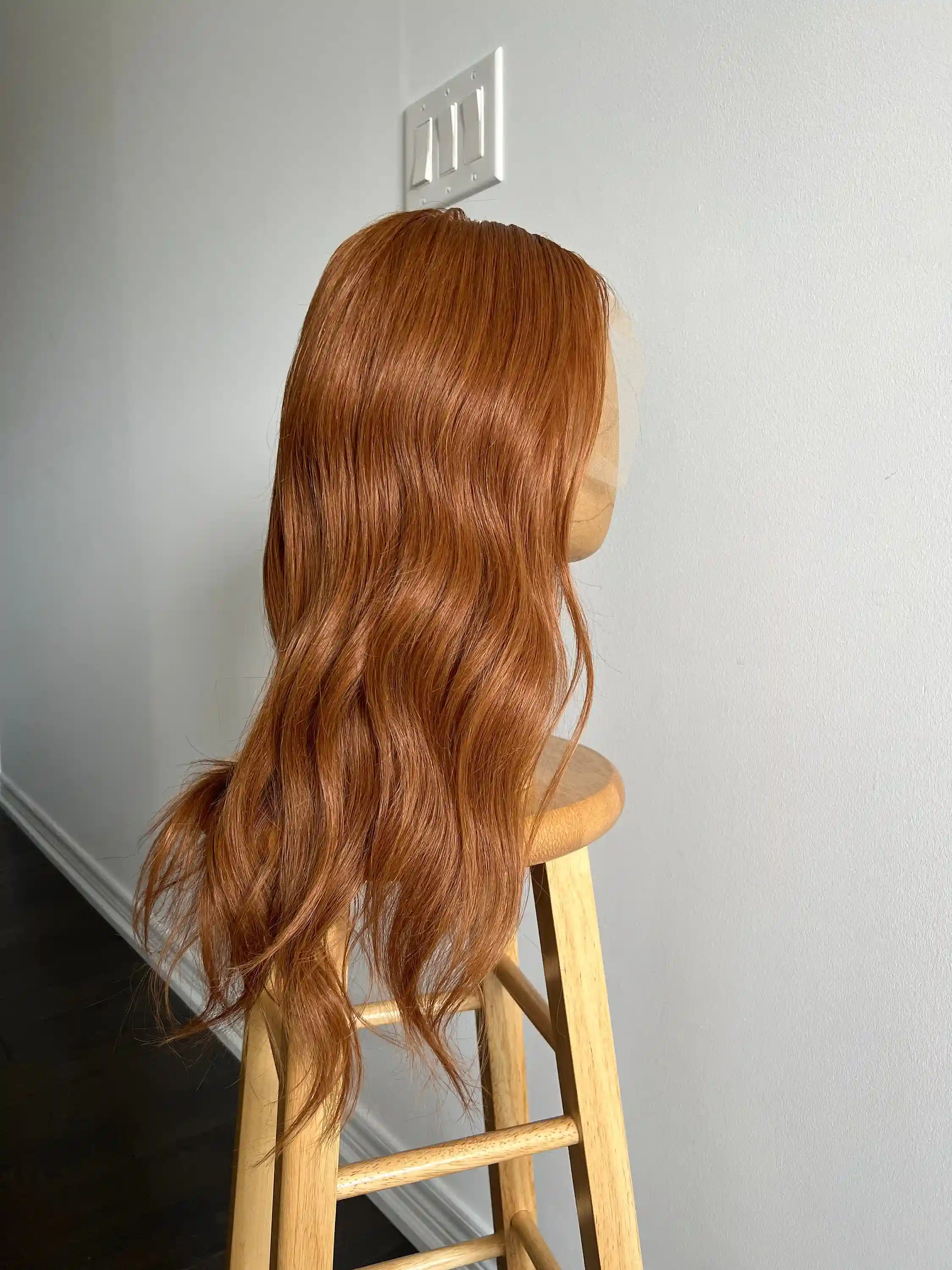 Ginger Human Hair Lace Front Wig-BabesWIG