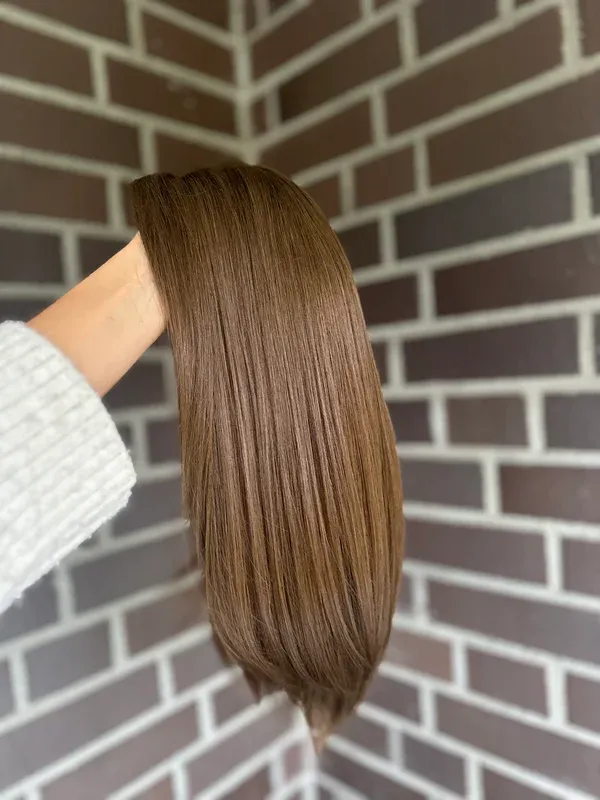 Straight Light brown Human Hair Topper Best Virgin Hair 9*9 cap Silk Base Toppers for Women