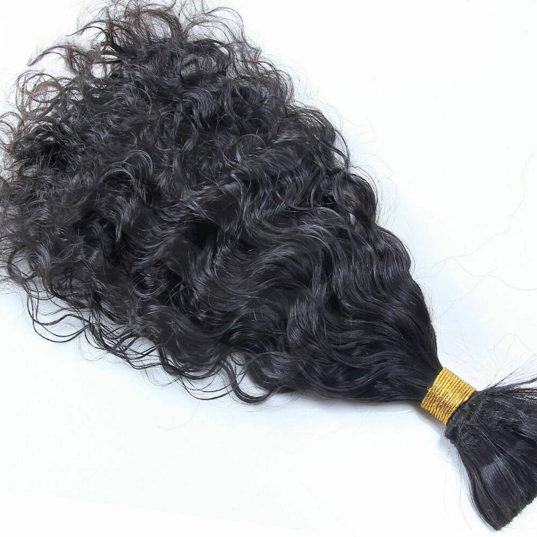 Curly Bulk Hair For Braiding wavy Braiding Human Hair For box braids twist unweft natural hair