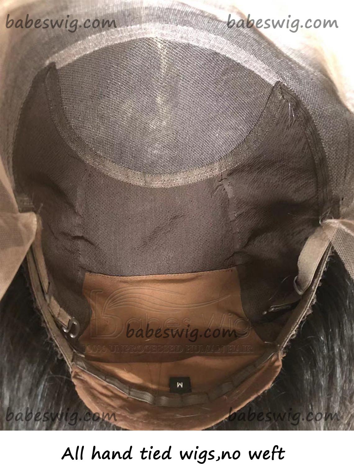 Glueles Chemo Wigs 100% Human Hair Brown Hair Color Full Wig with Bangs Lace Top Wig for White Women Free Shipping-BabesWIG