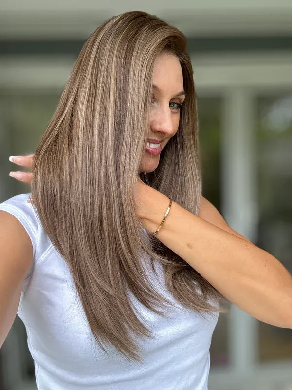 Silky Straight 9*9 Silk Top Human Hair Topper Balayage Best Virgin Hair Silk Base Toppers for Women