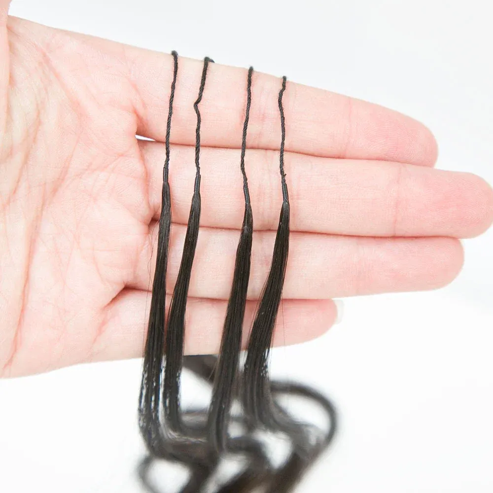 Human Crochet Hair Water Wave Natural Color