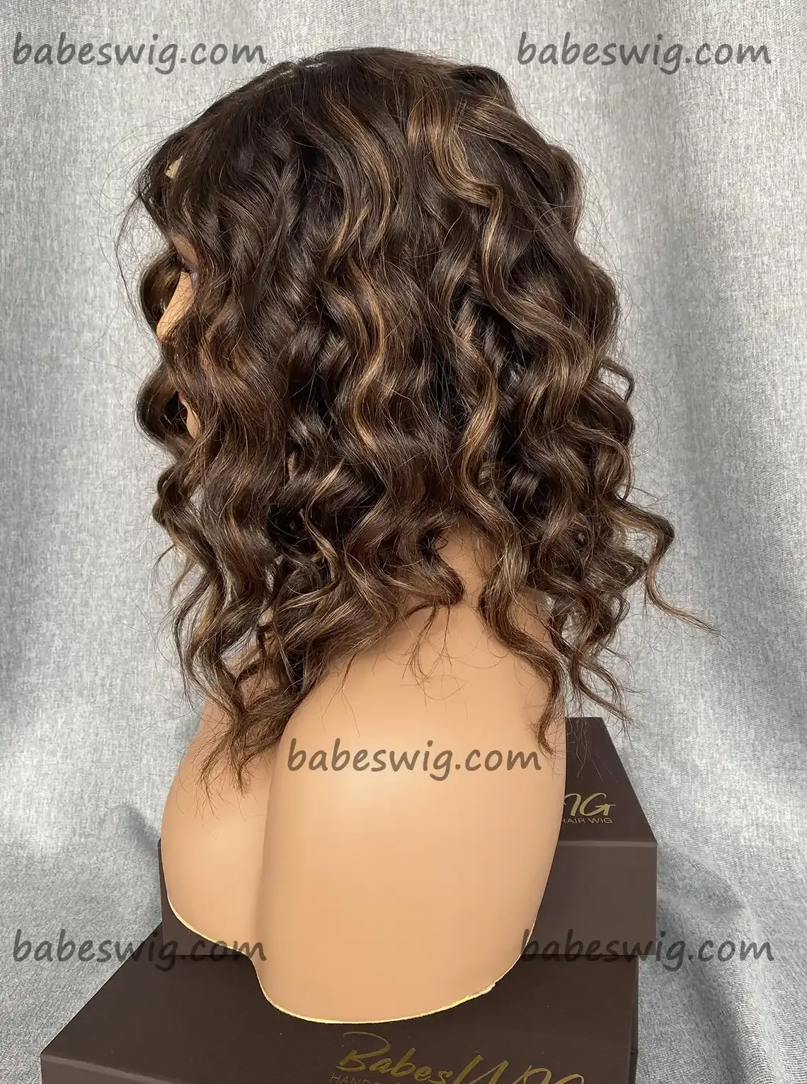 Real Human Hair Short Curly Bob Glueless Lace Front Wigs
