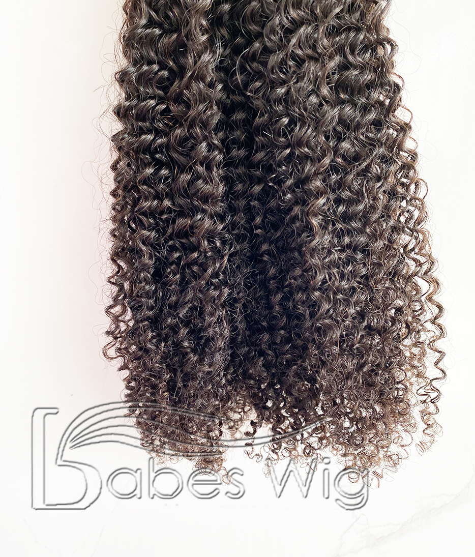 Kinky Curly Human Crochet Hair extensions Crochet braids Natural Color