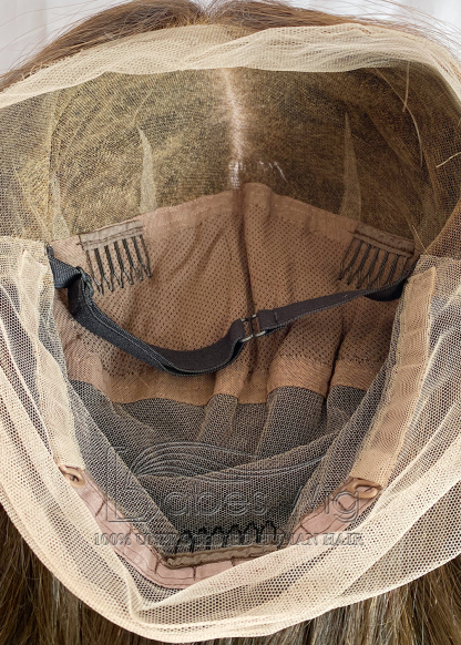 Balayage Human Hair Full Lace Wig Wavy Hair Wigs 