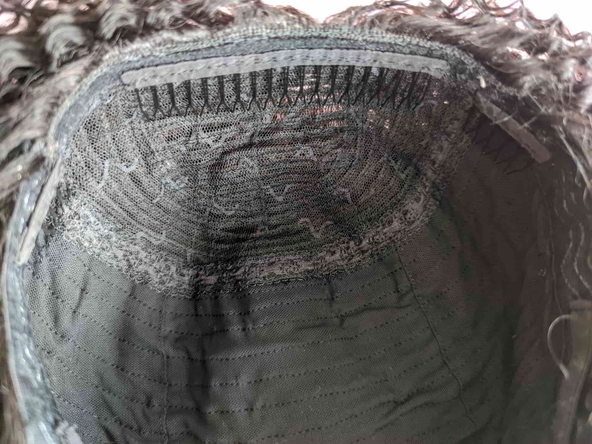 100% Remy Human Hair Dark Brown Wavy 3/4 Half Wig on Sale-BabesWIG