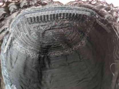 100% Remy Human Hair Dark Brown Wavy 3/4 Half Wig on Sale-BabesWIG