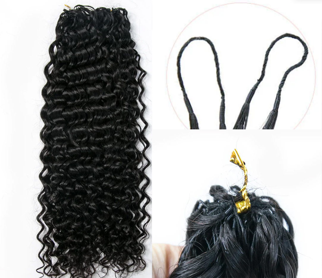 Human Crochet Hair Water Wave Natural Color