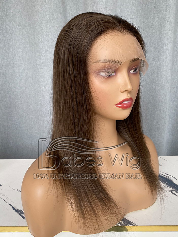 100% Human Hair Lace Front Topper 8*8 Lace top topper with weft back